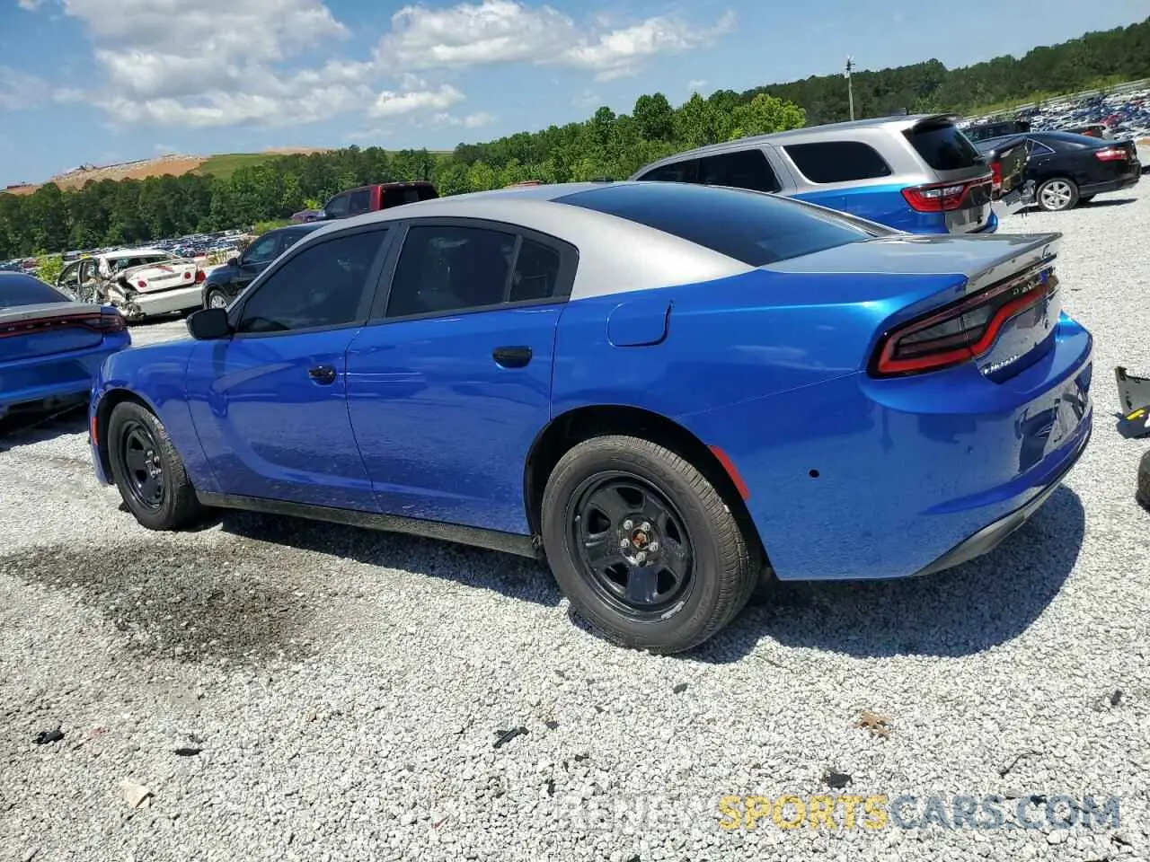 2 Photograph of a damaged car 2C3CDXAT4MH582810 DODGE CHARGER 2021