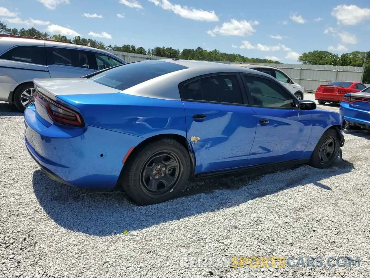 3 Photograph of a damaged car 2C3CDXAT4MH582810 DODGE CHARGER 2021