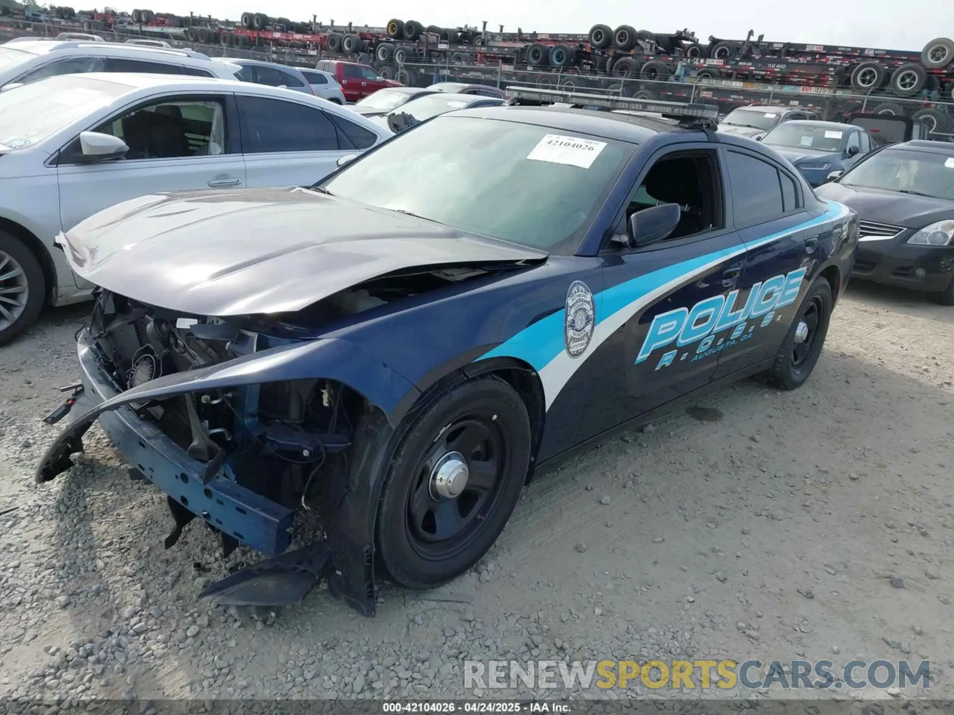 2 Photograph of a damaged car 2C3CDXAT6MH639895 DODGE CHARGER 2021