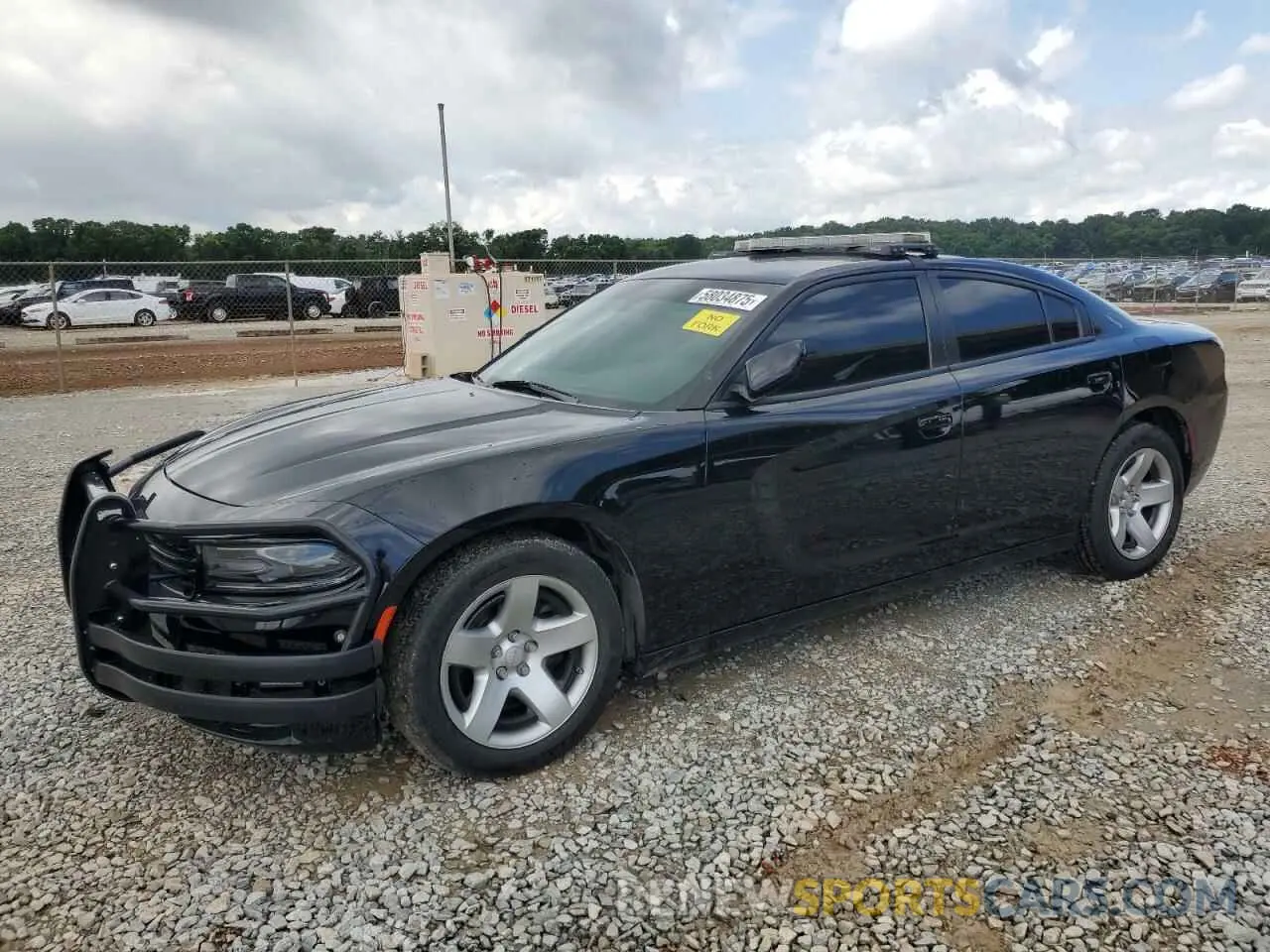 1 Photograph of a damaged car 2C3CDXAT6MH663162 DODGE CHARGER 2021
