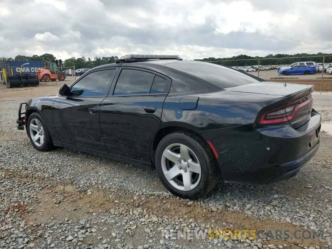 2 Photograph of a damaged car 2C3CDXAT6MH663162 DODGE CHARGER 2021