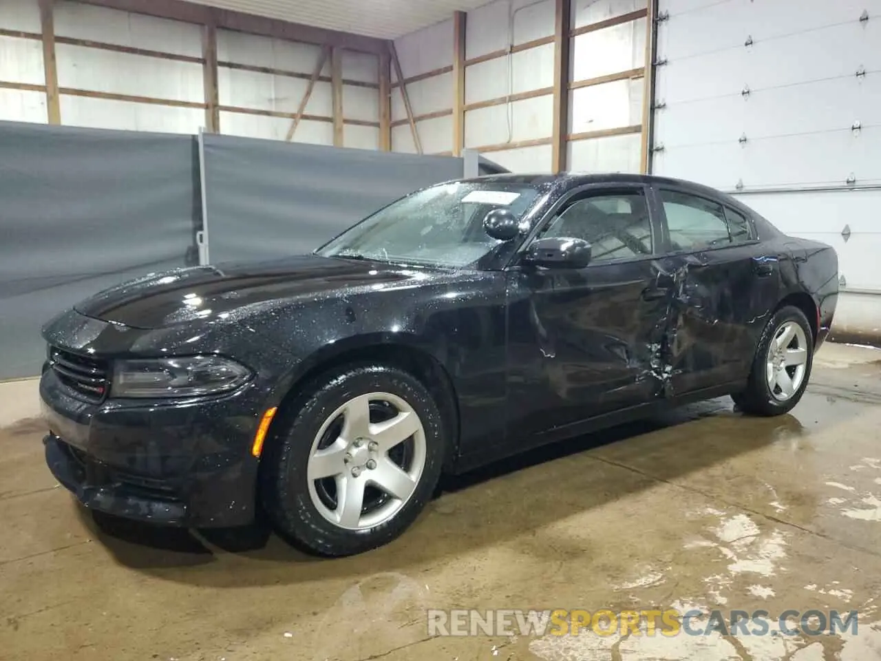 1 Photograph of a damaged car 2C3CDXAT9MH668498 DODGE CHARGER 2021