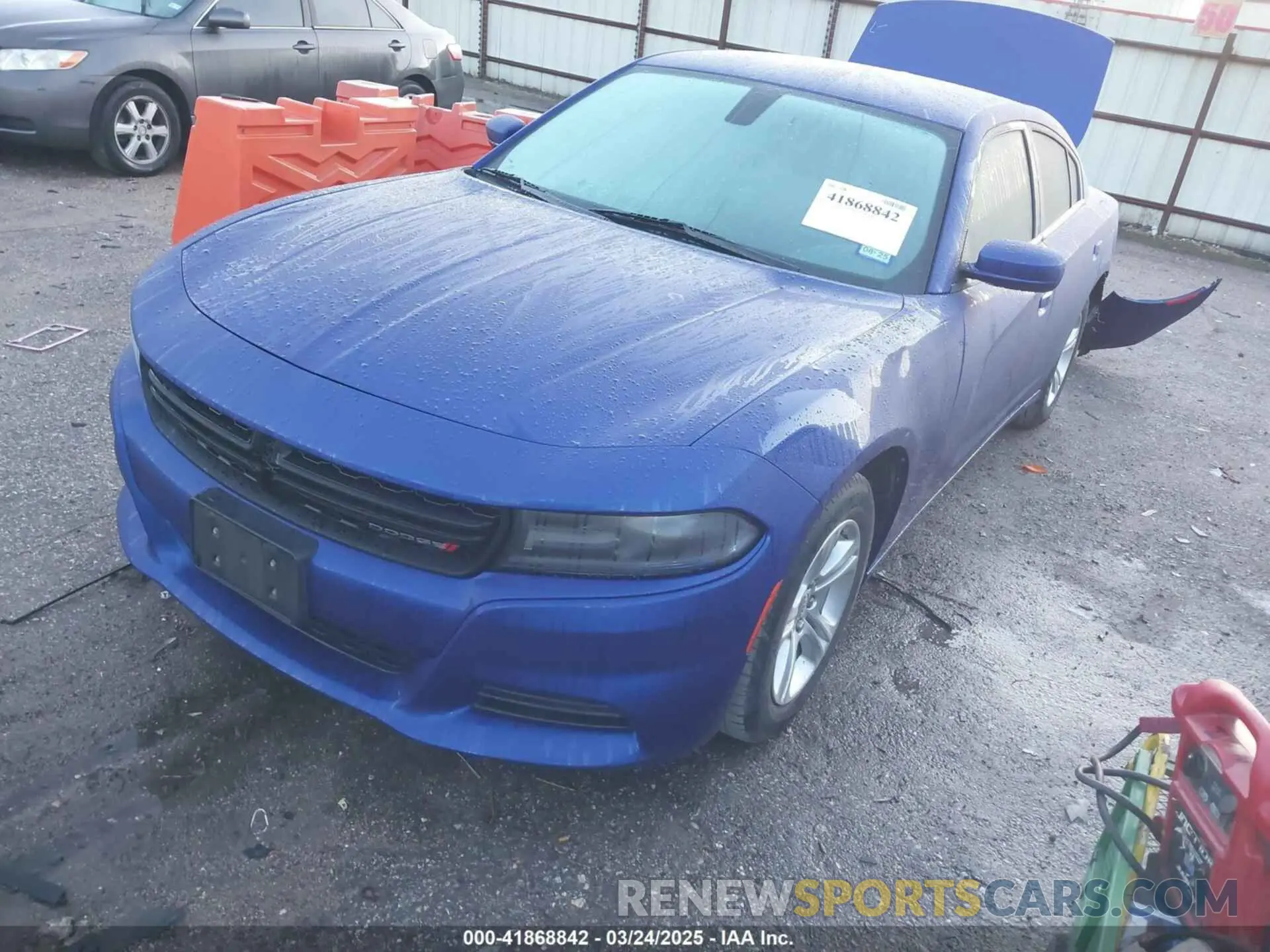 2 Photograph of a damaged car 2C3CDXBG0MH533797 DODGE CHARGER 2021