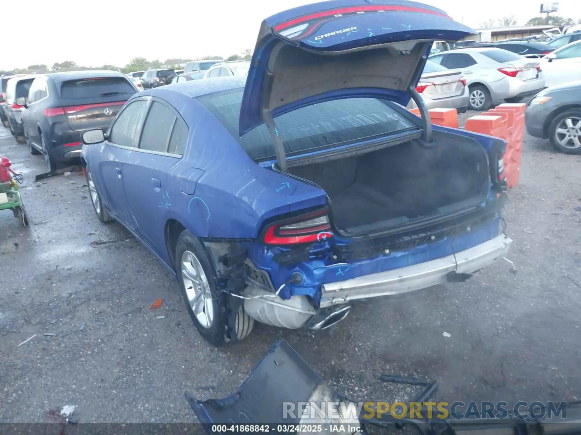 3 Photograph of a damaged car 2C3CDXBG0MH533797 DODGE CHARGER 2021