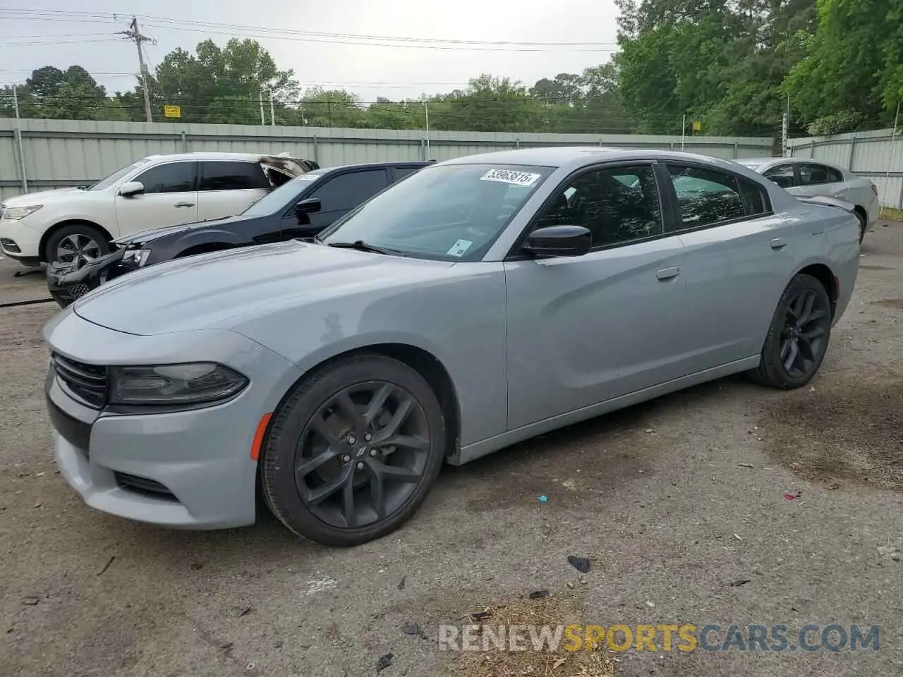 1 Photograph of a damaged car 2C3CDXBG0MH534139 DODGE CHARGER 2021