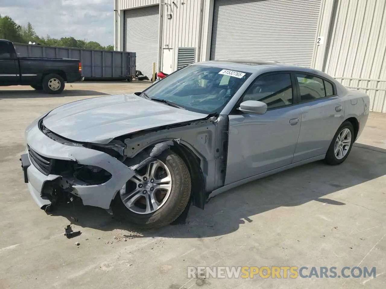 1 Photograph of a damaged car 2C3CDXBG0MH548512 DODGE CHARGER 2021