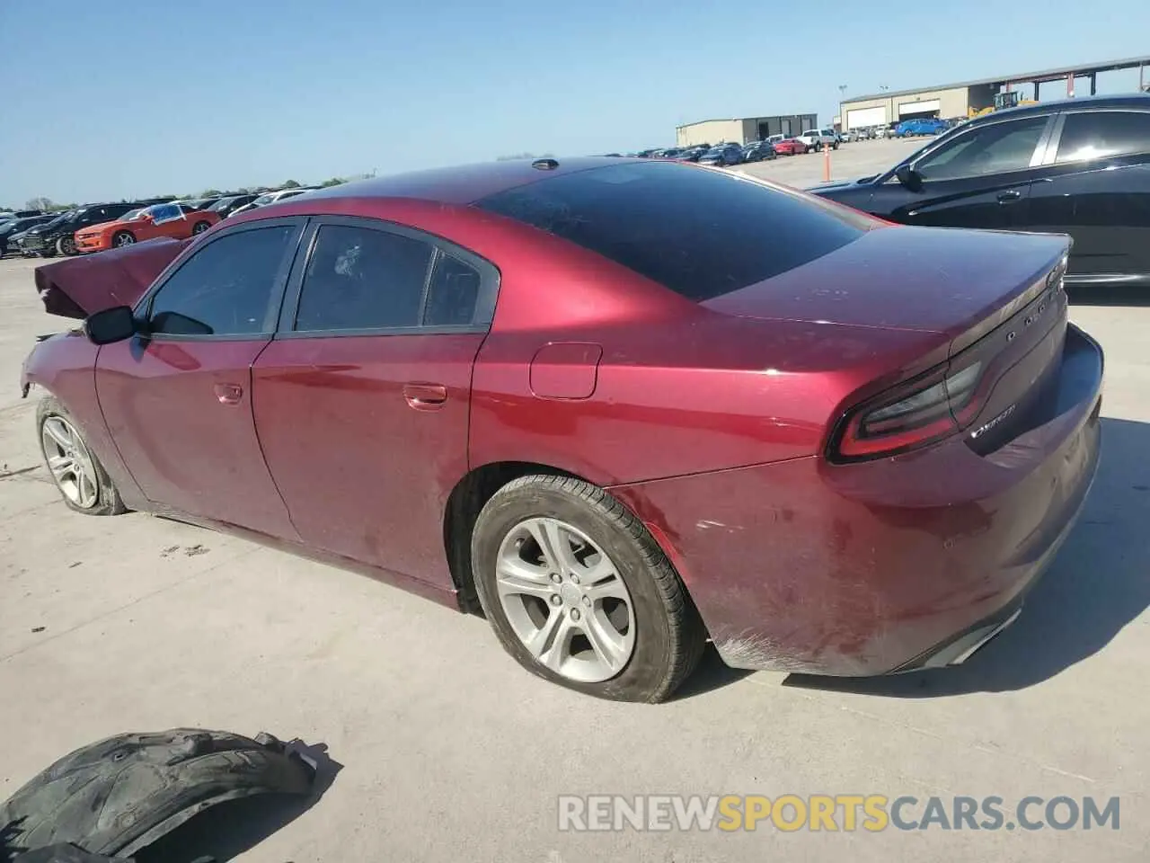 2 Photograph of a damaged car 2C3CDXBG0MH624410 DODGE CHARGER 2021