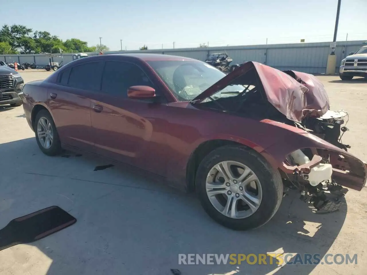 4 Photograph of a damaged car 2C3CDXBG0MH624410 DODGE CHARGER 2021