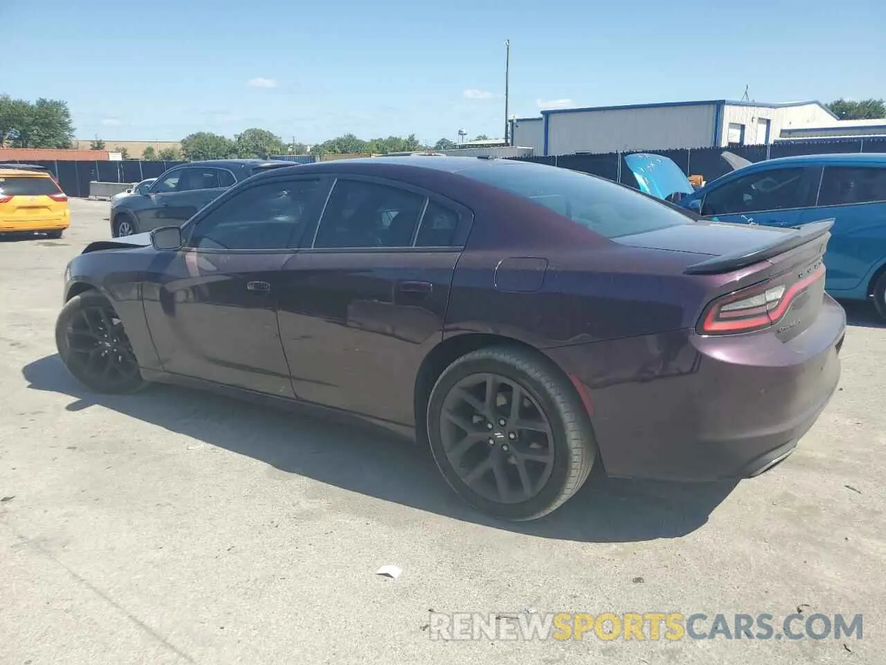2 Photograph of a damaged car 2C3CDXBG0MH671372 DODGE CHARGER 2021