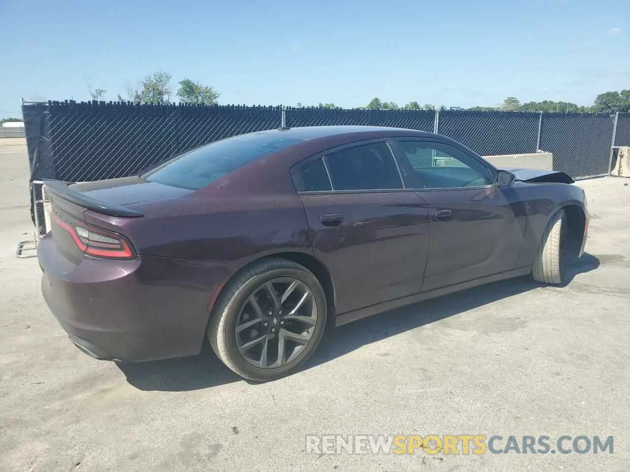 3 Photograph of a damaged car 2C3CDXBG0MH671372 DODGE CHARGER 2021