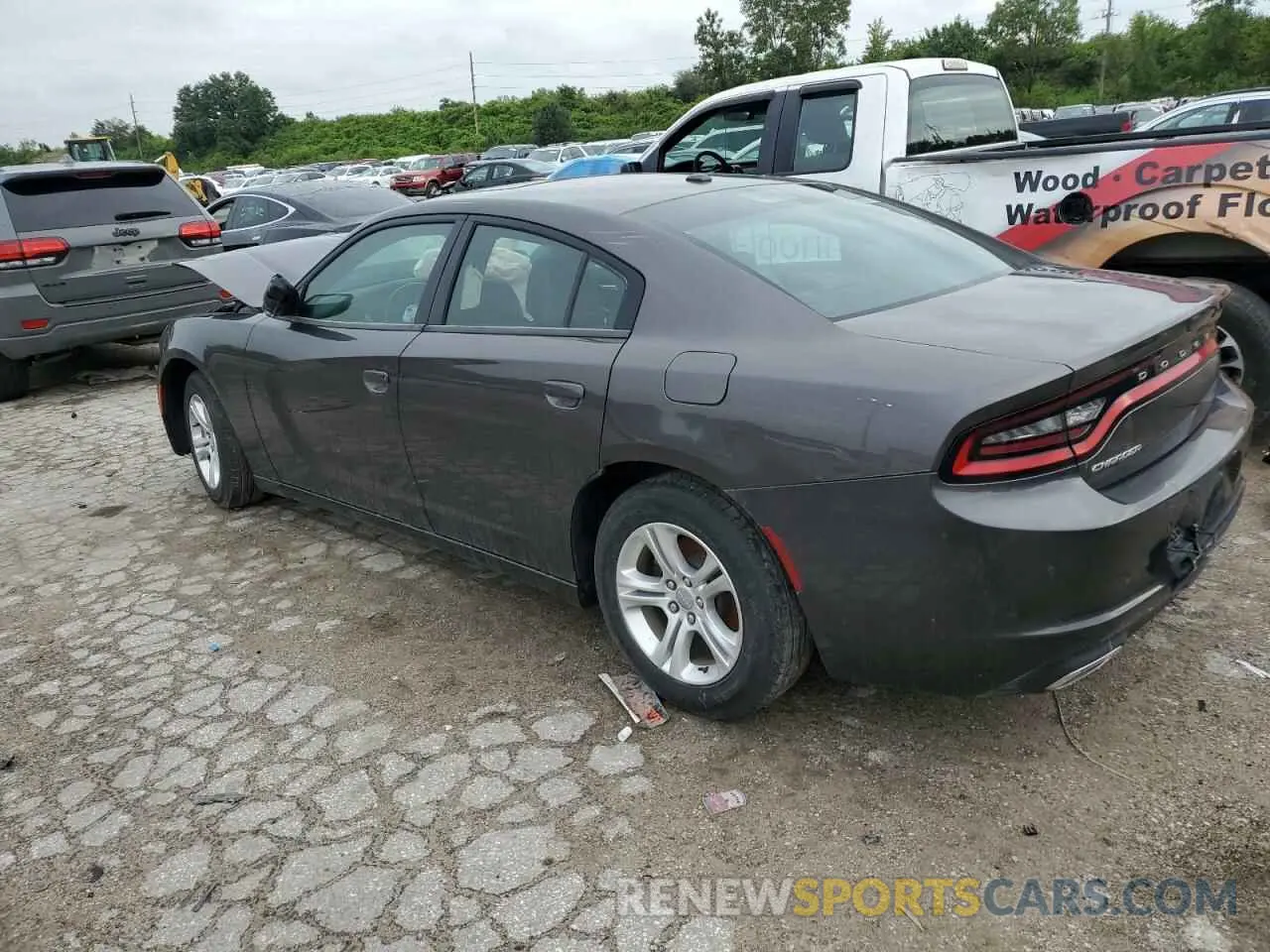 2 Photograph of a damaged car 2C3CDXBG1MH515194 DODGE CHARGER 2021