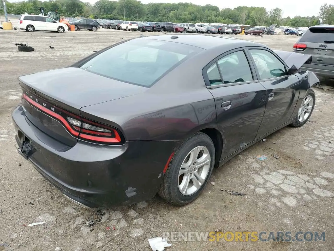 3 Photograph of a damaged car 2C3CDXBG1MH515194 DODGE CHARGER 2021