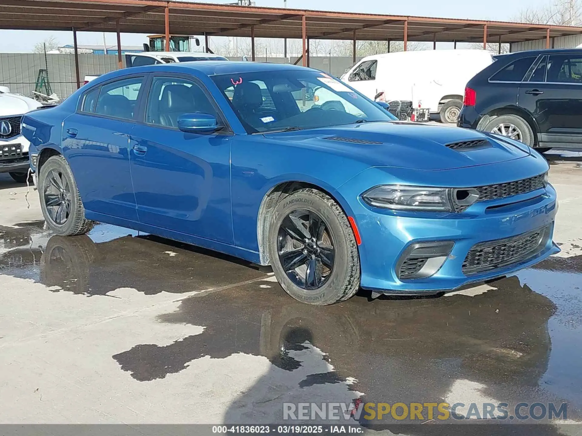 1 Photograph of a damaged car 2C3CDXBG1MH518113 DODGE CHARGER 2021
