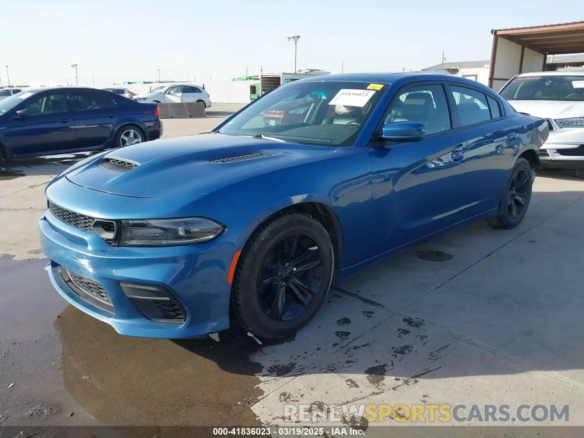 2 Photograph of a damaged car 2C3CDXBG1MH518113 DODGE CHARGER 2021
