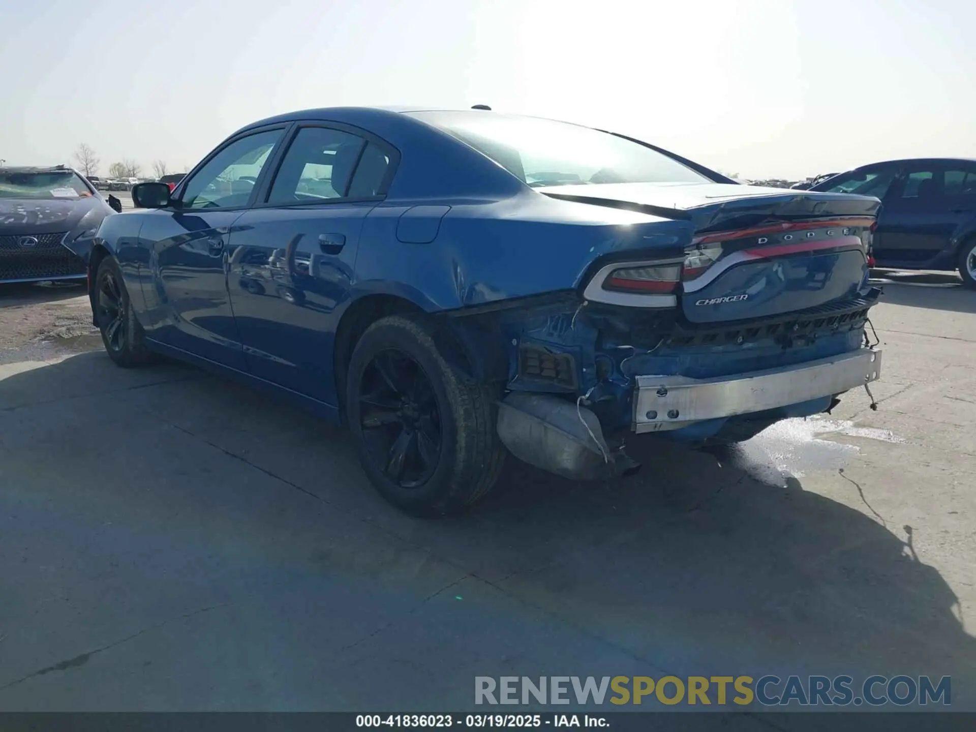 3 Photograph of a damaged car 2C3CDXBG1MH518113 DODGE CHARGER 2021
