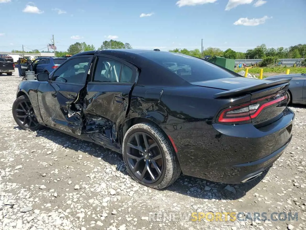 2 Photograph of a damaged car 2C3CDXBG1MH629180 DODGE CHARGER 2021