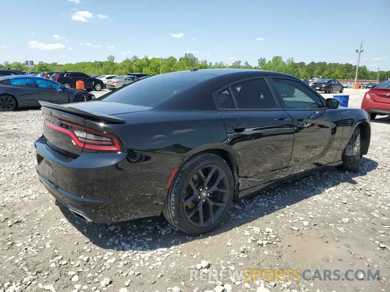 3 Photograph of a damaged car 2C3CDXBG1MH629180 DODGE CHARGER 2021