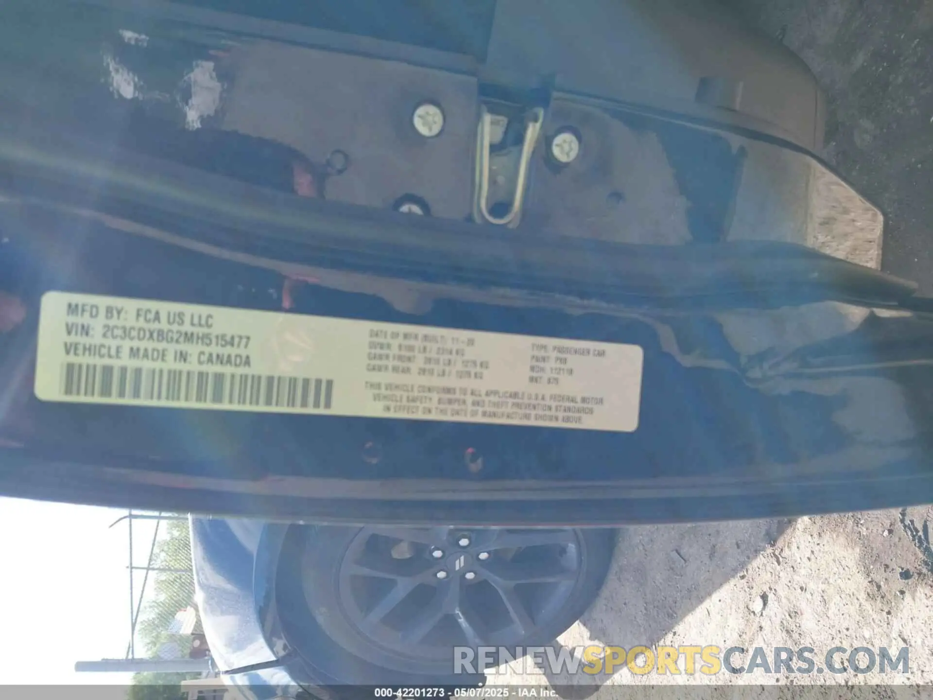 9 Photograph of a damaged car 2C3CDXBG2MH515477 DODGE CHARGER 2021