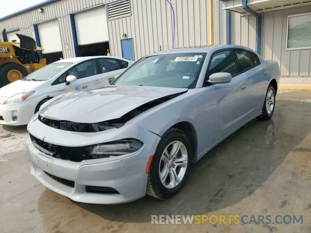 1 Photograph of a damaged car 2C3CDXBG2MH543652 DODGE CHARGER 2021