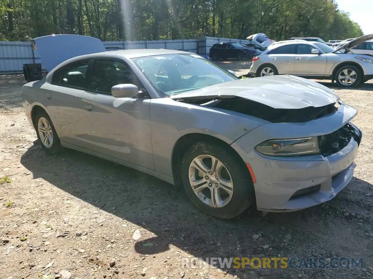 4 Photograph of a damaged car 2C3CDXBG2MH628278 DODGE CHARGER 2021
