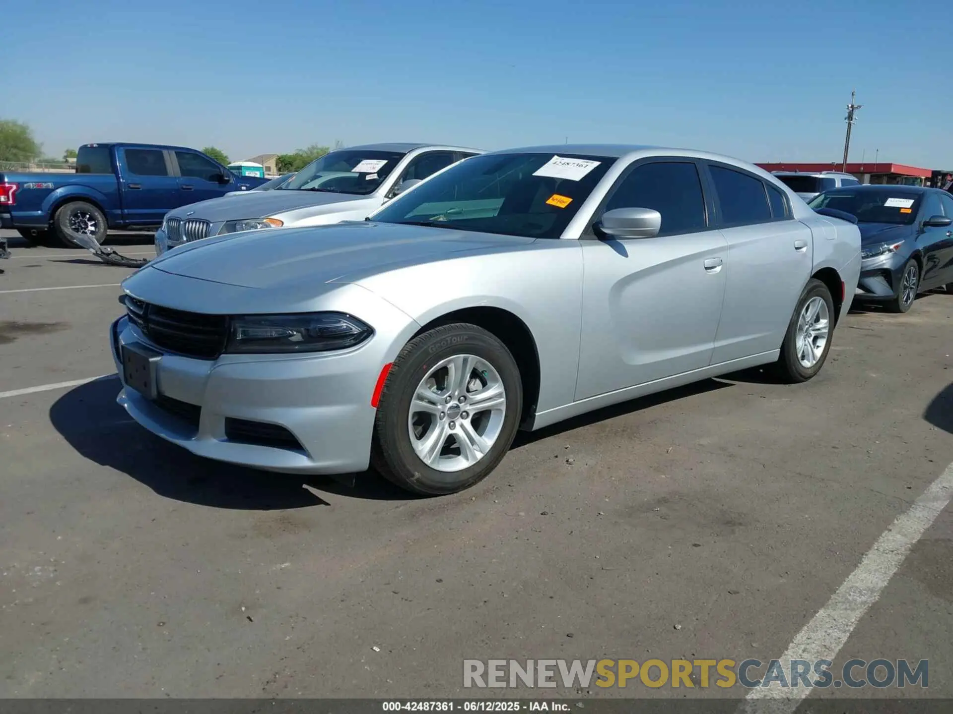 2 Photograph of a damaged car 2C3CDXBG2MH628359 DODGE CHARGER 2021