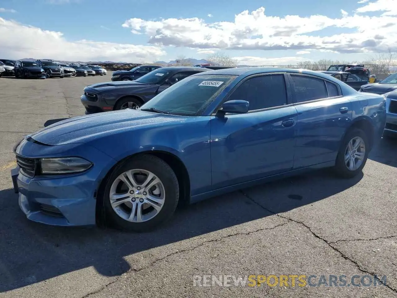 1 Photograph of a damaged car 2C3CDXBG2MH632654 DODGE CHARGER 2021