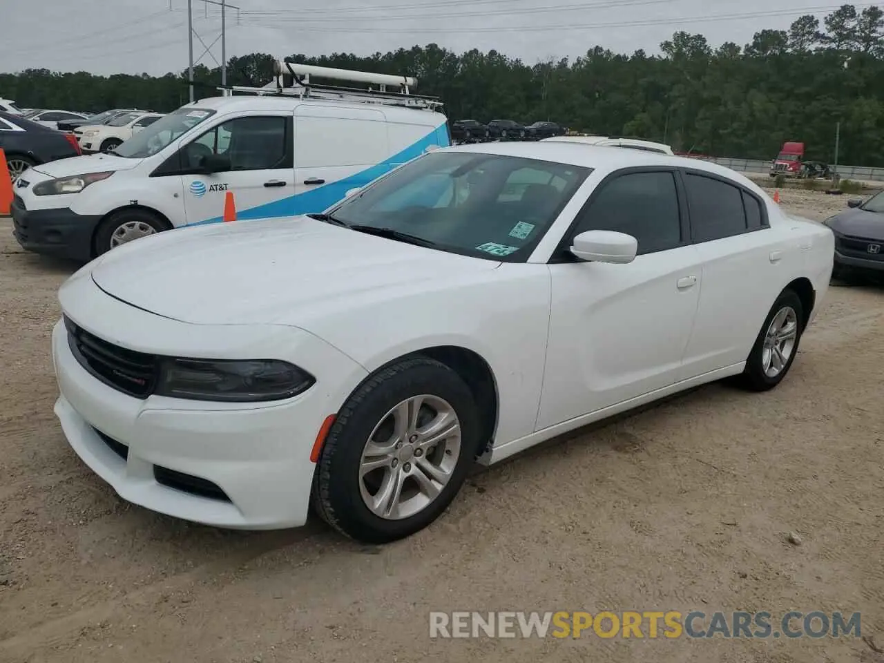 1 Photograph of a damaged car 2C3CDXBG2MH639118 DODGE CHARGER 2021