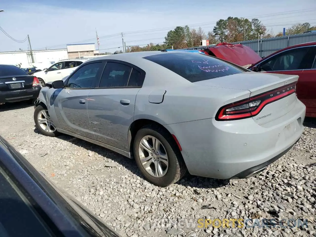 2 Photograph of a damaged car 2C3CDXBG3MH608878 DODGE CHARGER 2021