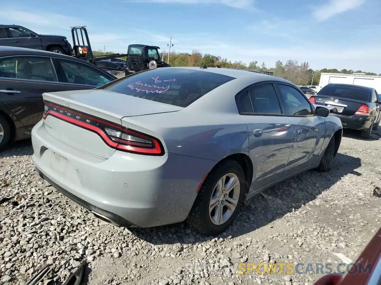 3 Photograph of a damaged car 2C3CDXBG3MH608878 DODGE CHARGER 2021