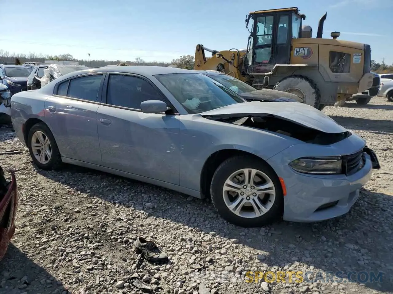 4 Photograph of a damaged car 2C3CDXBG3MH608878 DODGE CHARGER 2021