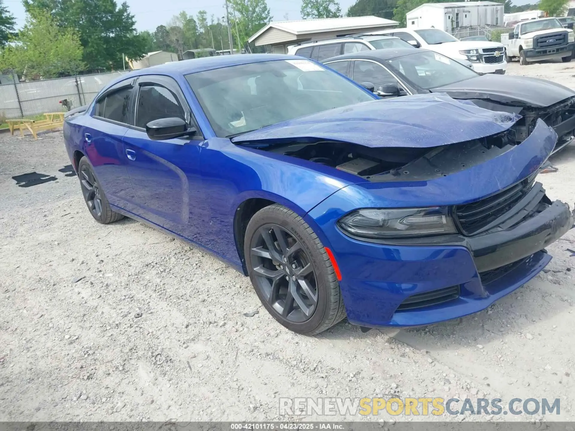 1 Photograph of a damaged car 2C3CDXBG3MH616995 DODGE CHARGER 2021