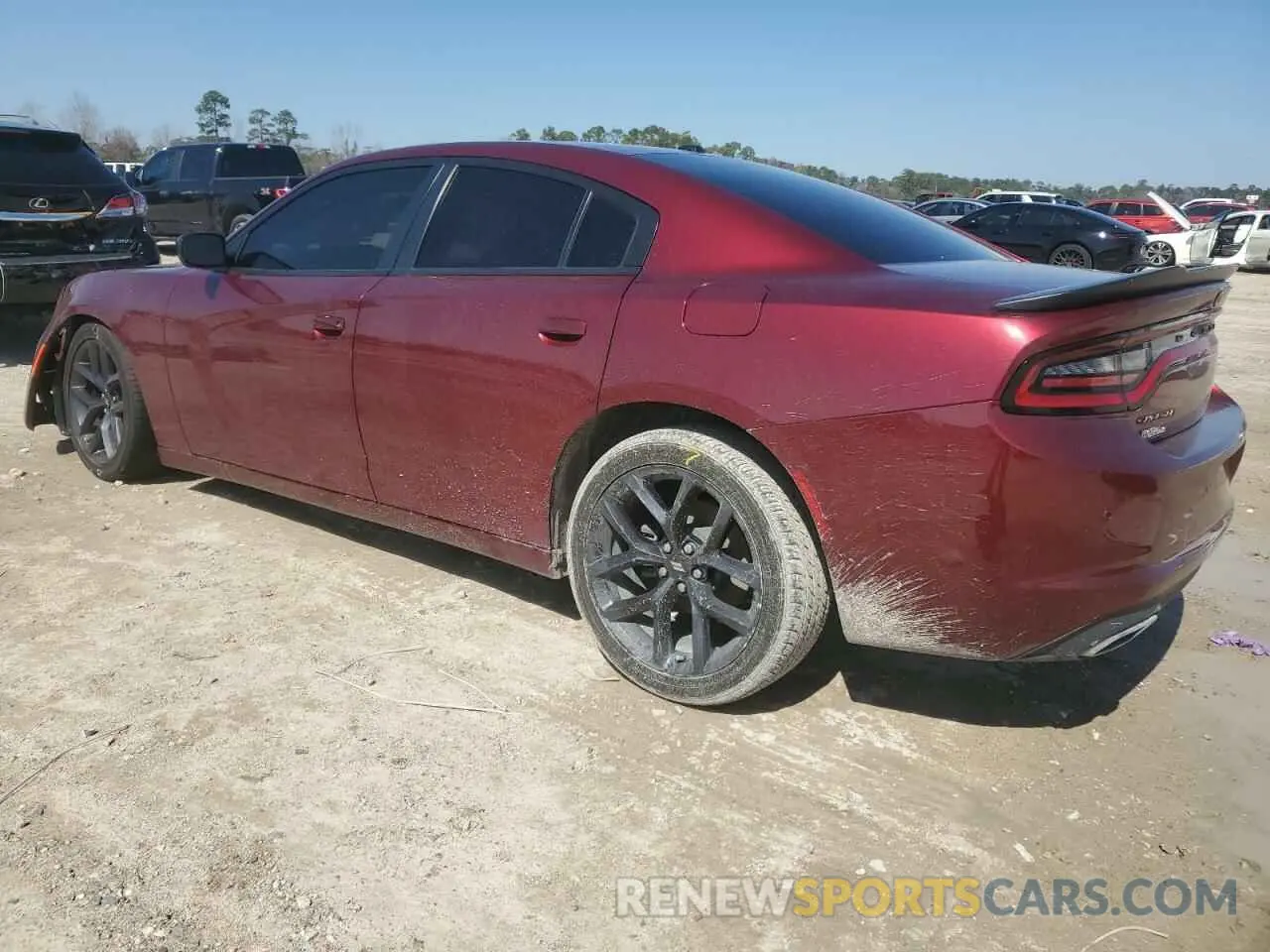 2 Photograph of a damaged car 2C3CDXBG3MH681653 DODGE CHARGER 2021