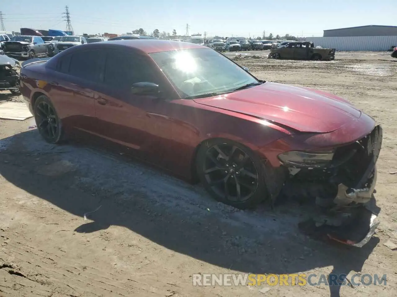 4 Photograph of a damaged car 2C3CDXBG3MH681653 DODGE CHARGER 2021