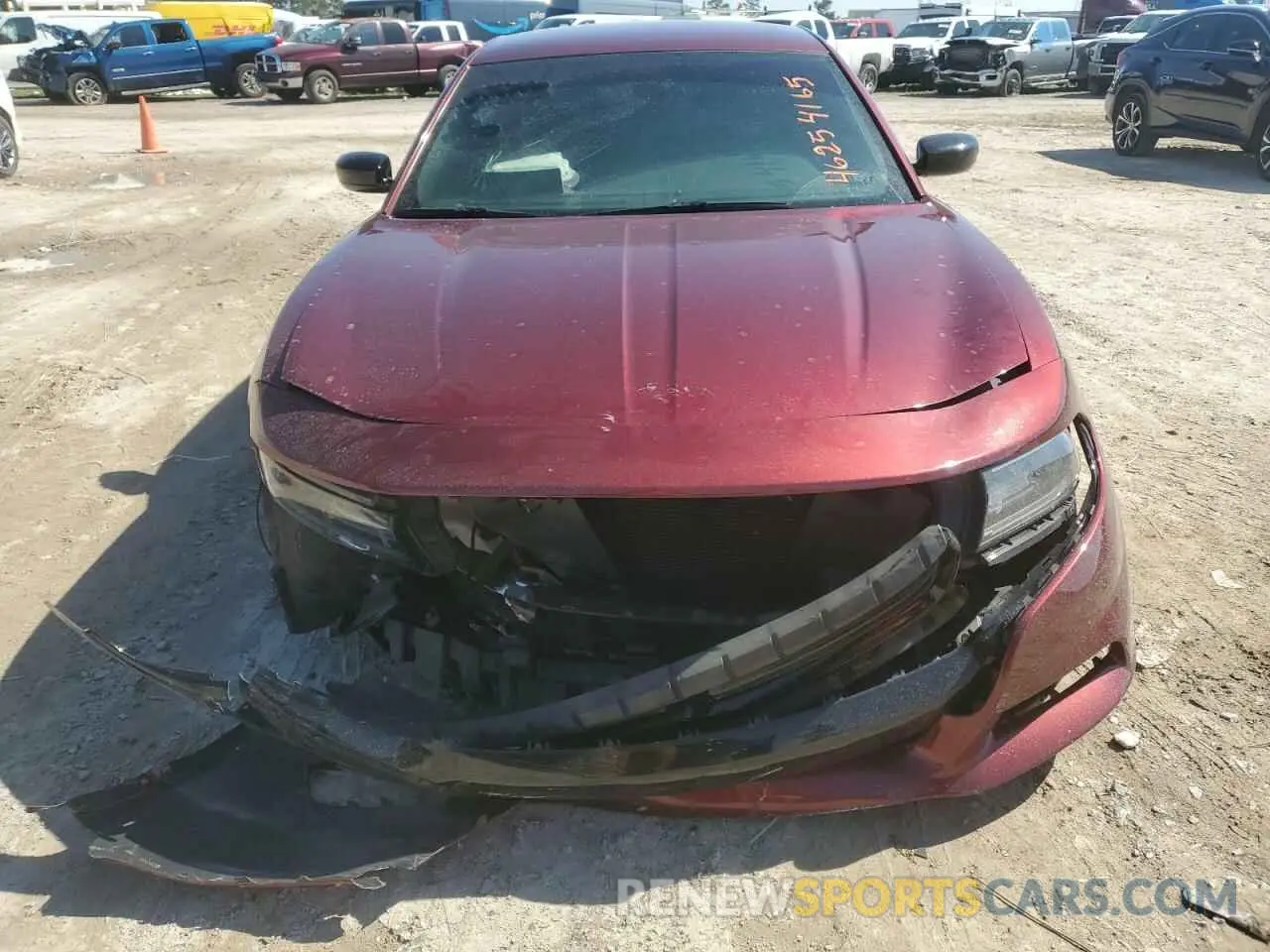 5 Photograph of a damaged car 2C3CDXBG3MH681653 DODGE CHARGER 2021