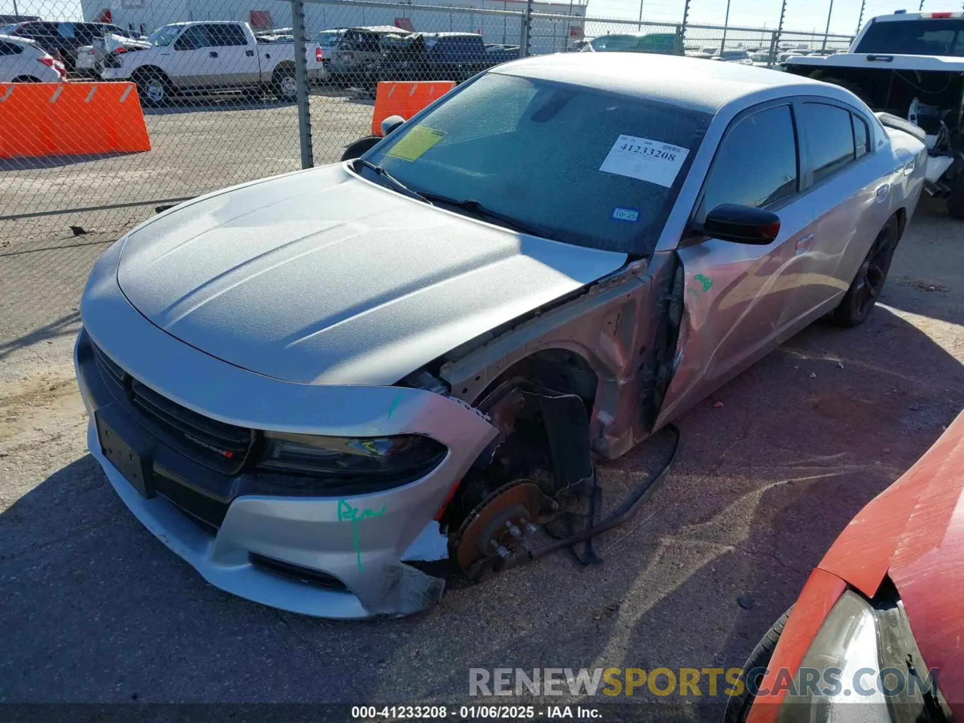 2 Photograph of a damaged car 2C3CDXBG4MH540364 DODGE CHARGER 2021