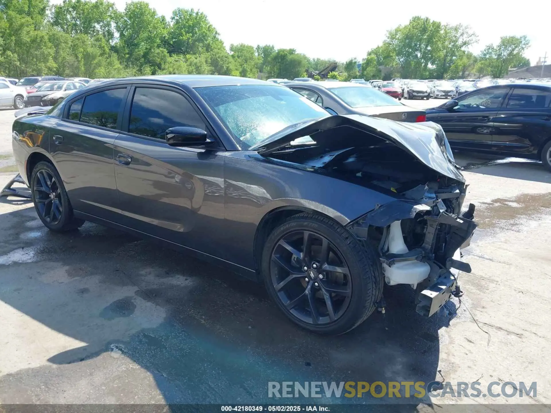 1 Photograph of a damaged car 2C3CDXBG4MH625396 DODGE CHARGER 2021