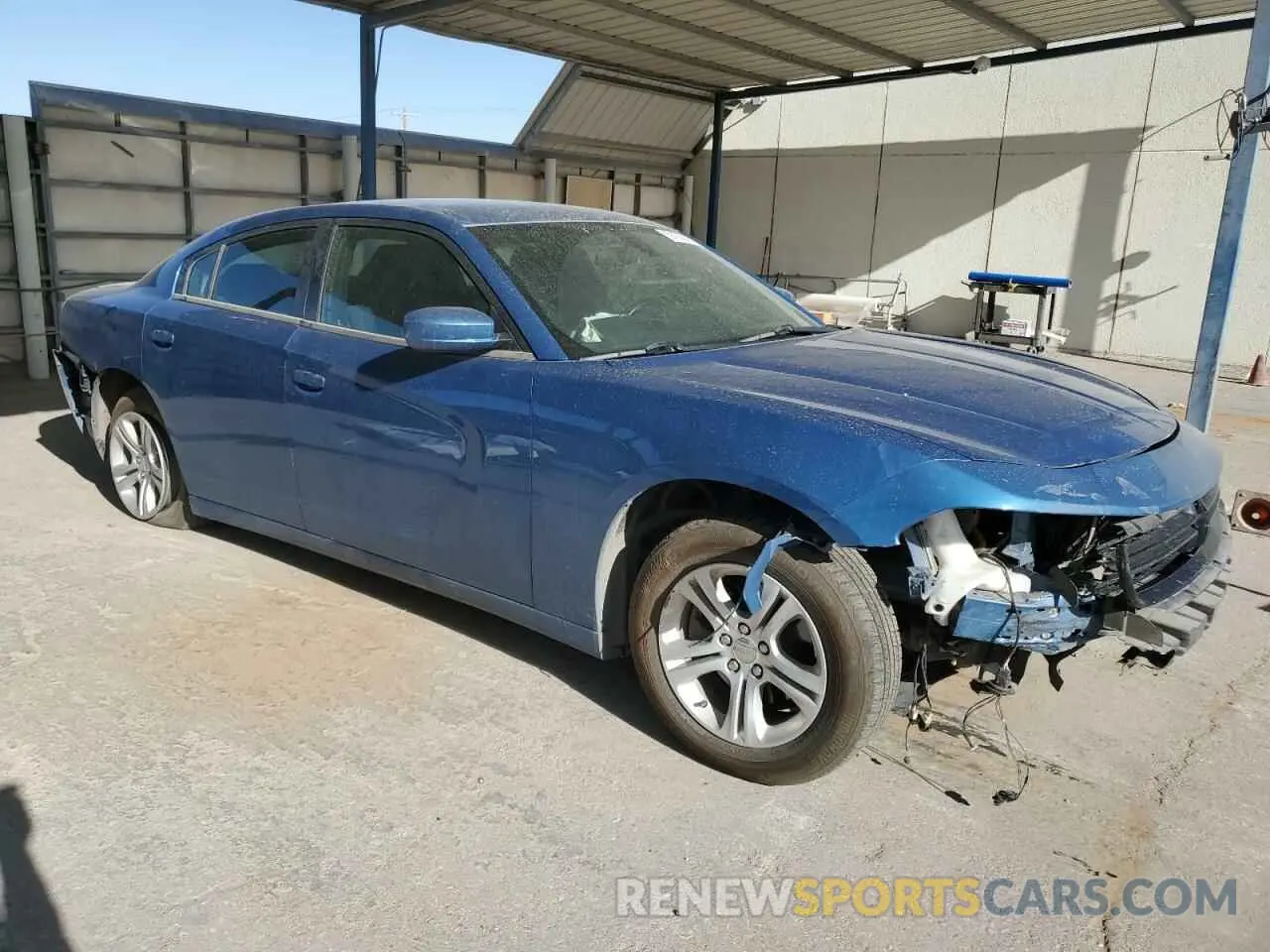 4 Photograph of a damaged car 2C3CDXBG4MH679698 DODGE CHARGER 2021