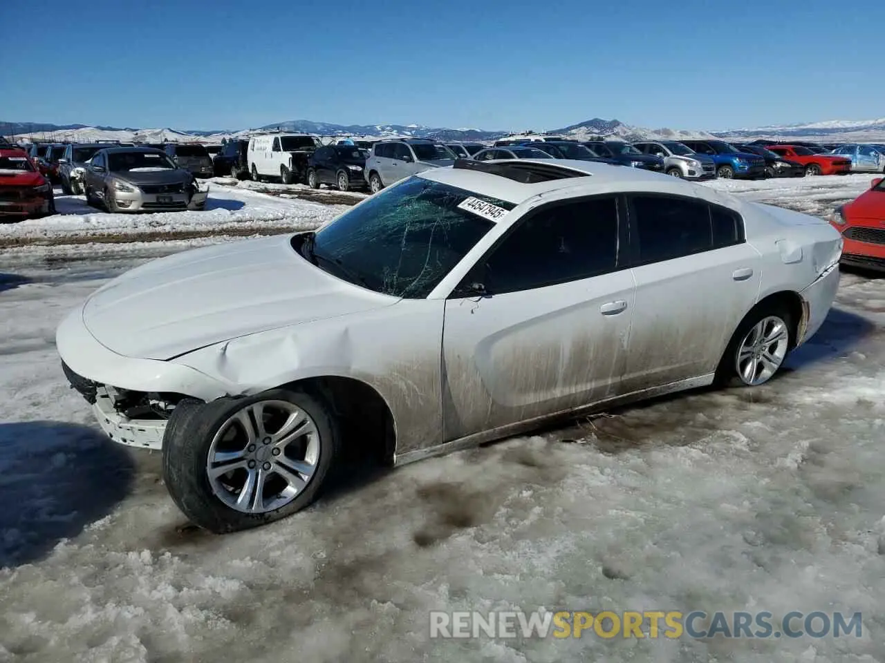 1 Photograph of a damaged car 2C3CDXBG5MH522410 DODGE CHARGER 2021