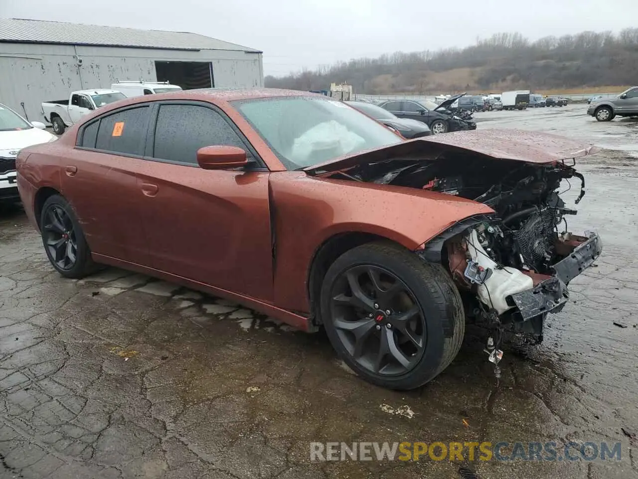 4 Photograph of a damaged car 2C3CDXBG5MH536386 DODGE CHARGER 2021