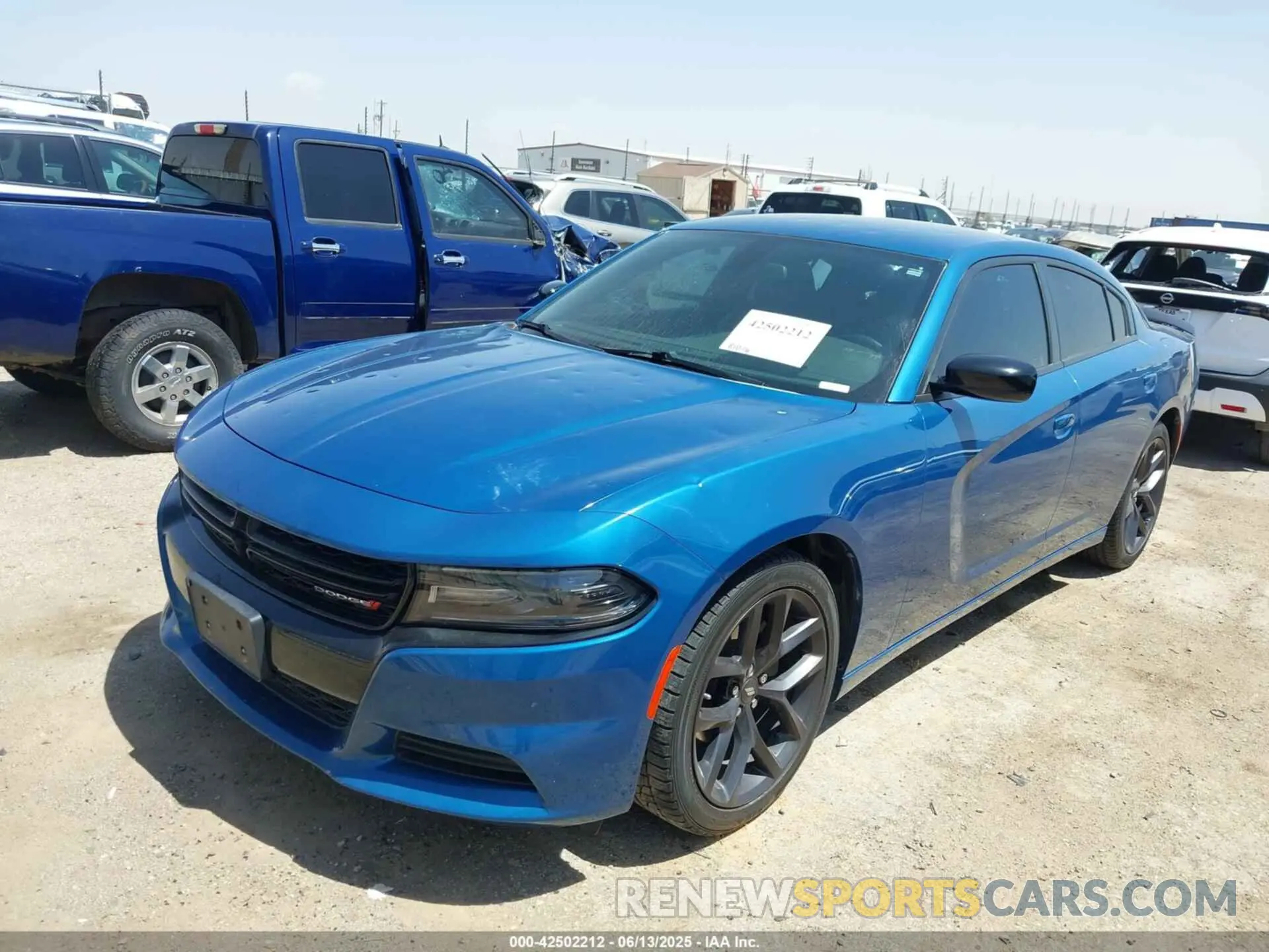 2 Photograph of a damaged car 2C3CDXBG5MH603651 DODGE CHARGER 2021