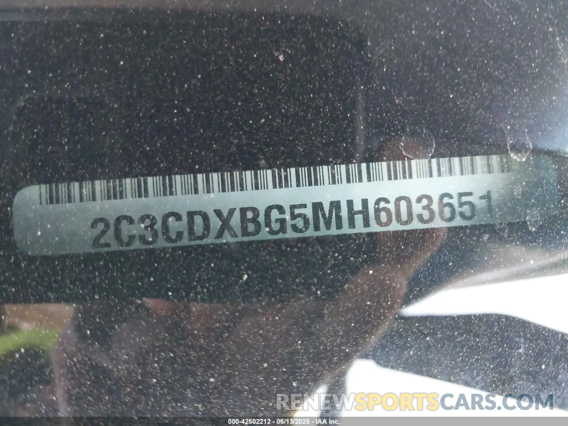 9 Photograph of a damaged car 2C3CDXBG5MH603651 DODGE CHARGER 2021