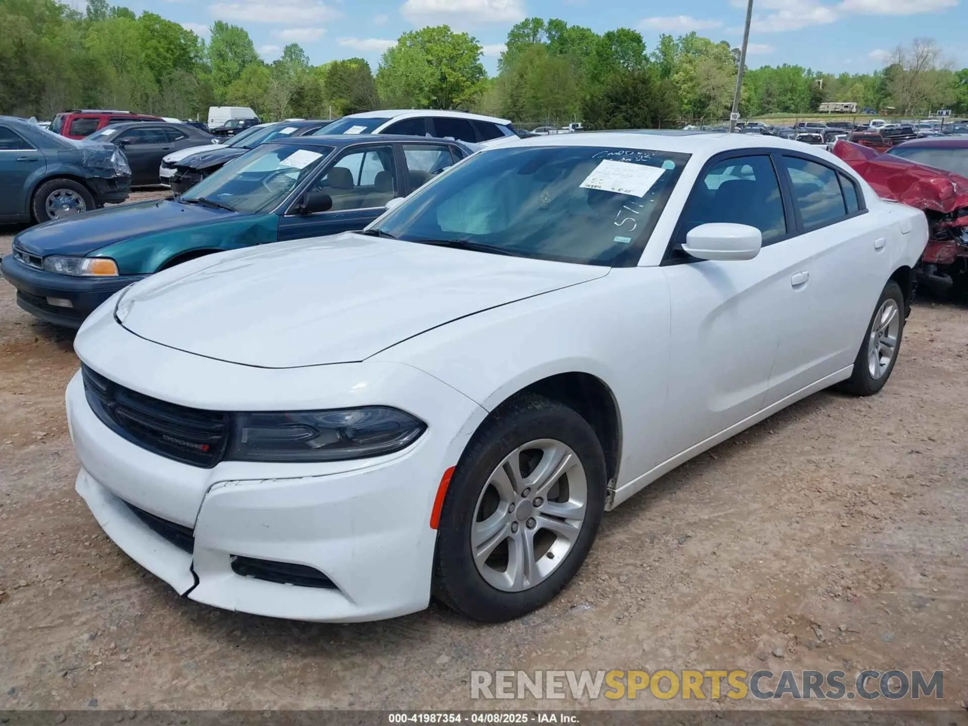 2 Photograph of a damaged car 2C3CDXBG6MH511142 DODGE CHARGER 2021