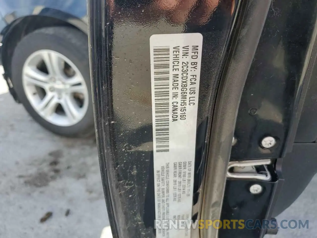 14 Photograph of a damaged car 2C3CDXBG6MH515160 DODGE CHARGER 2021