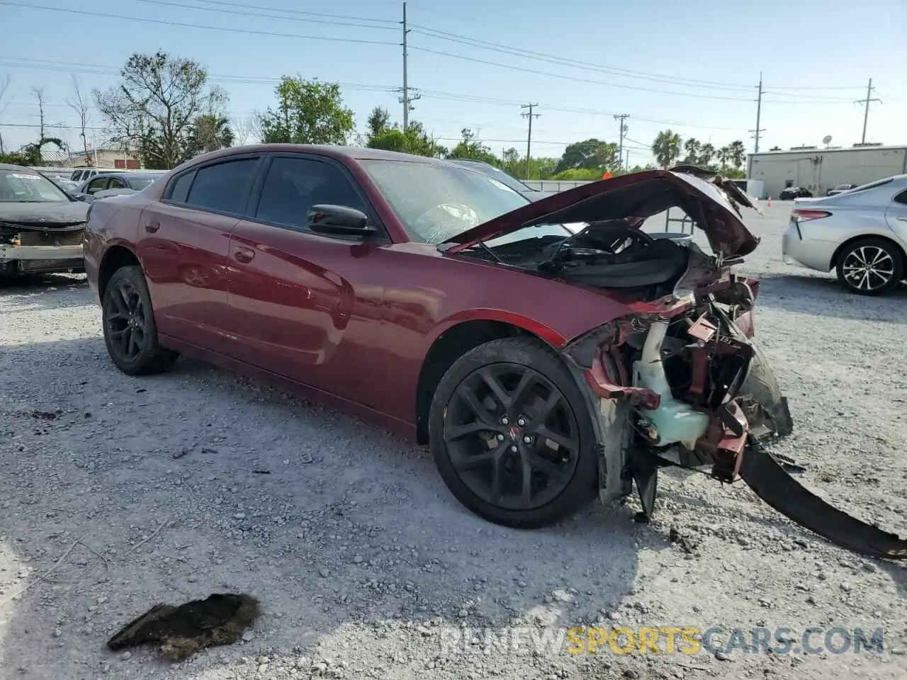 4 Photograph of a damaged car 2C3CDXBG6MH519578 DODGE CHARGER 2021