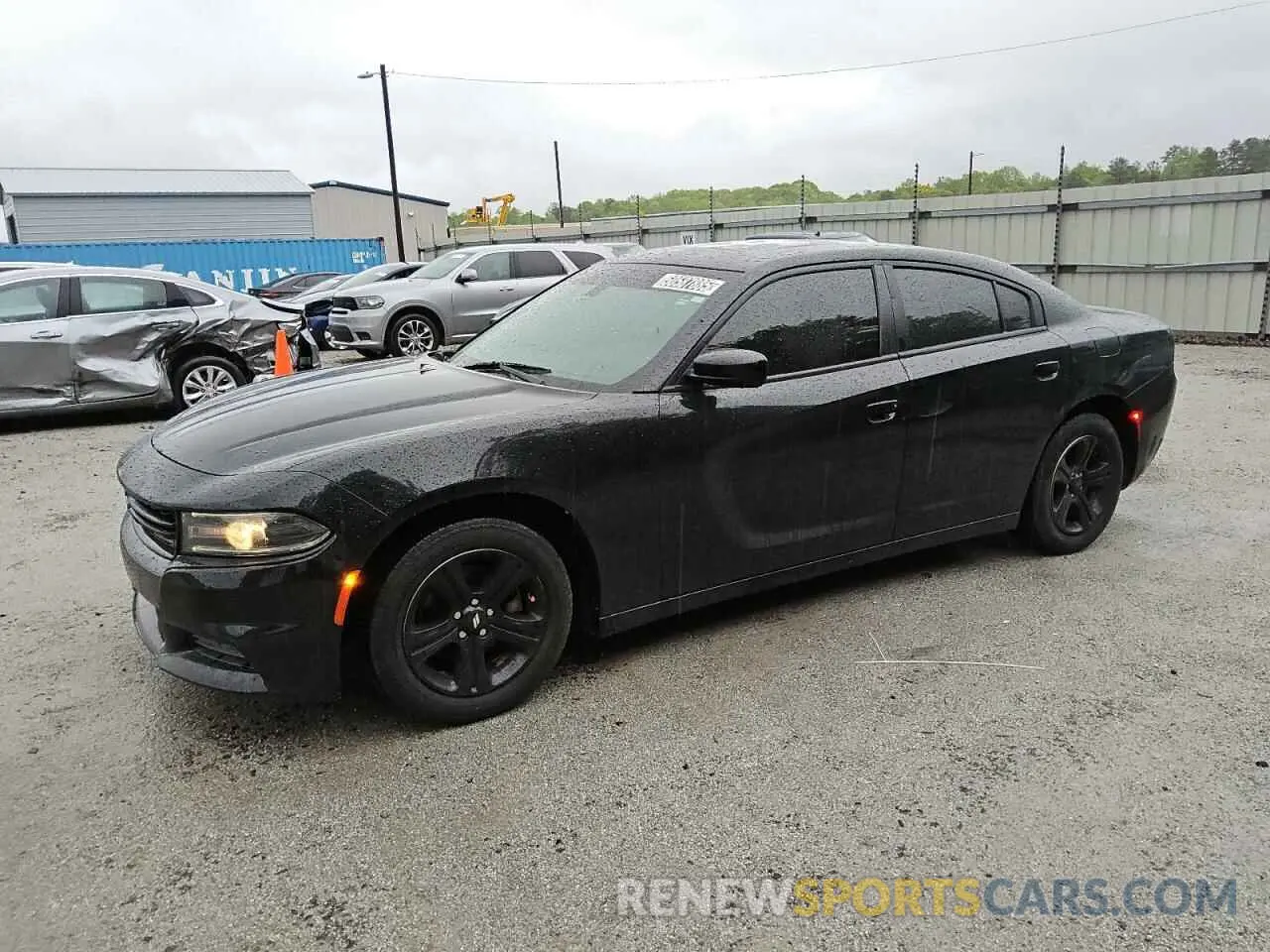 1 Photograph of a damaged car 2C3CDXBG6MH580915 DODGE CHARGER 2021