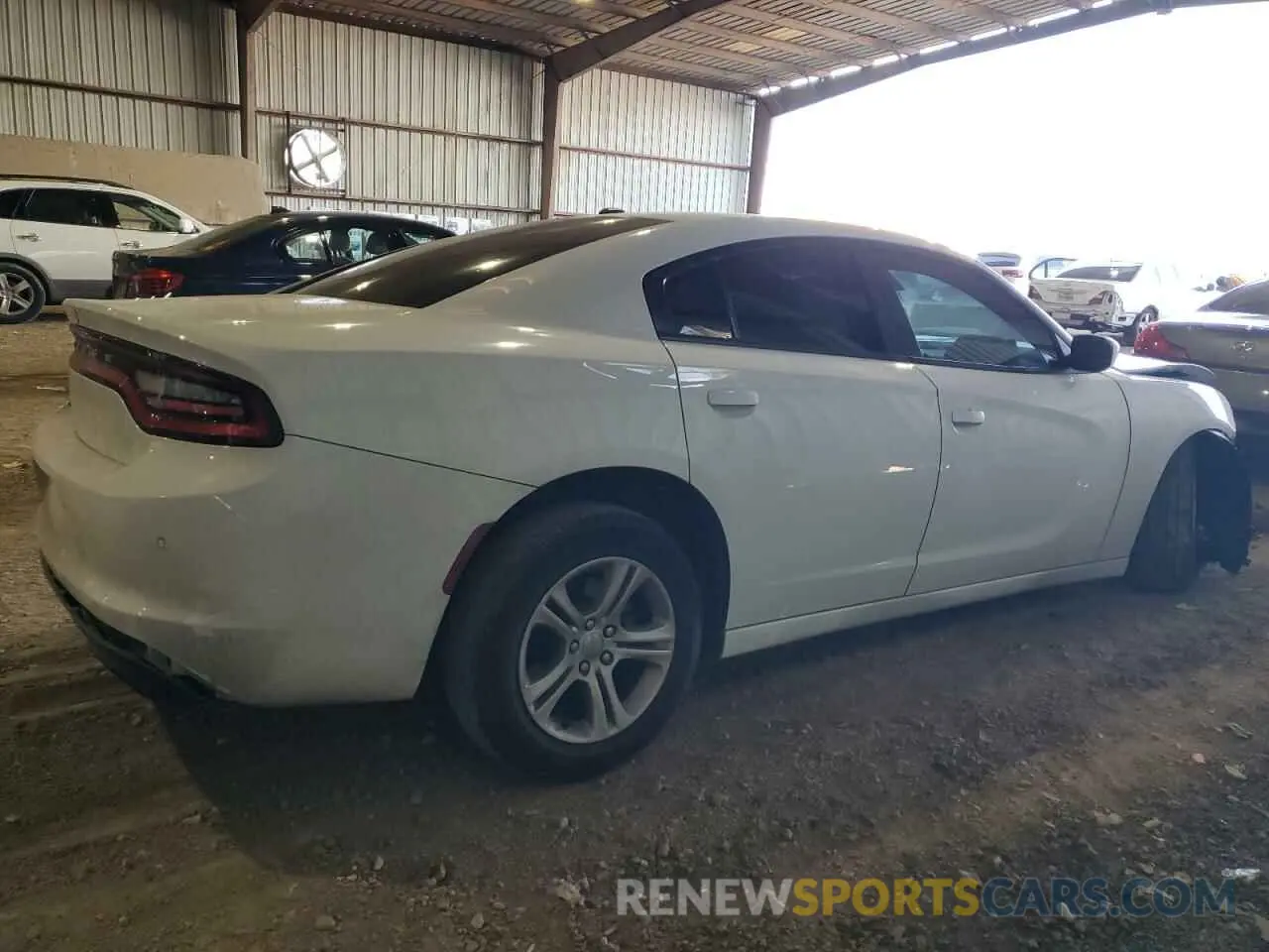 3 Photograph of a damaged car 2C3CDXBG6MH584298 DODGE CHARGER 2021