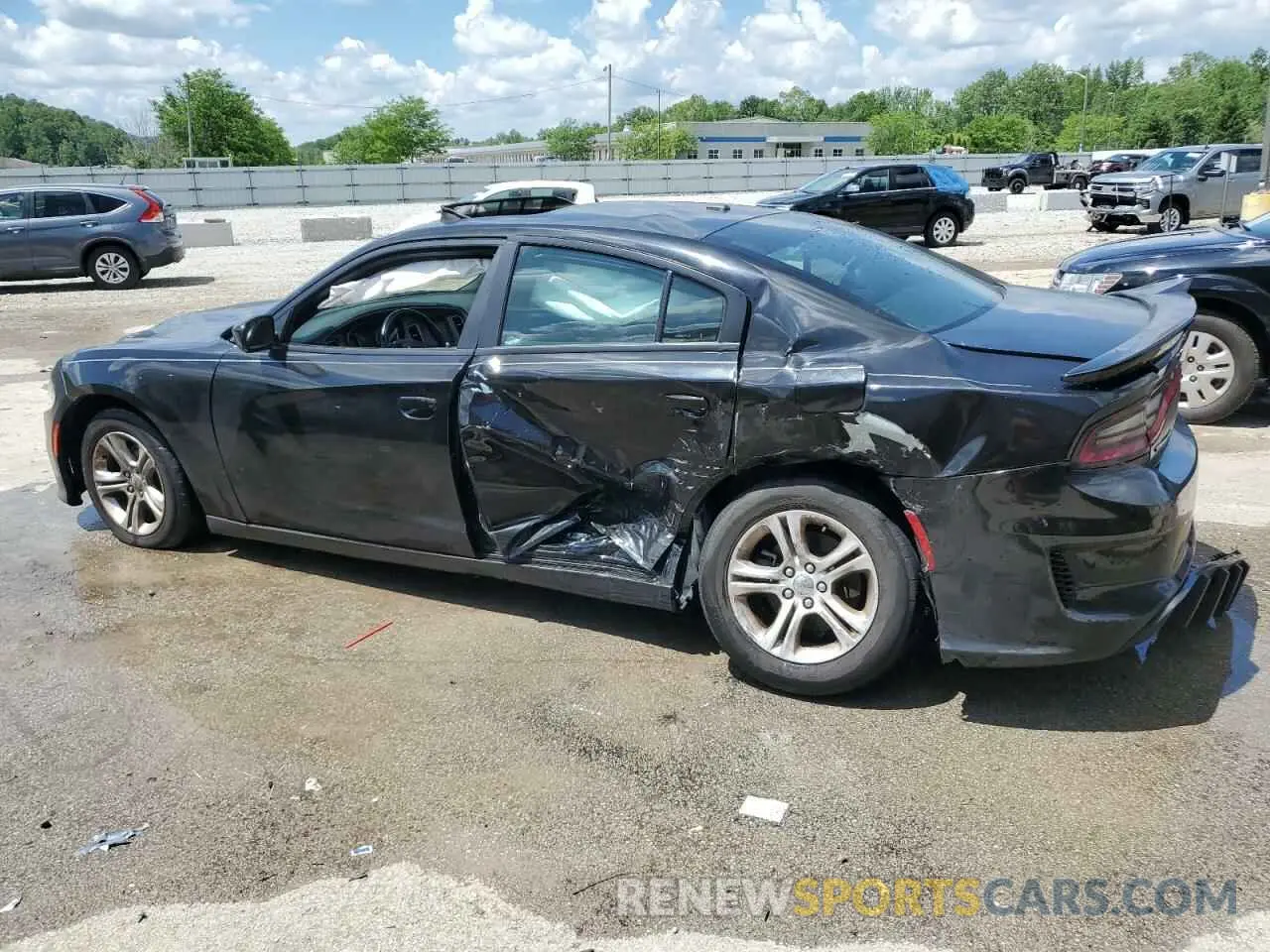 2 Photograph of a damaged car 2C3CDXBG6MH587671 DODGE CHARGER 2021
