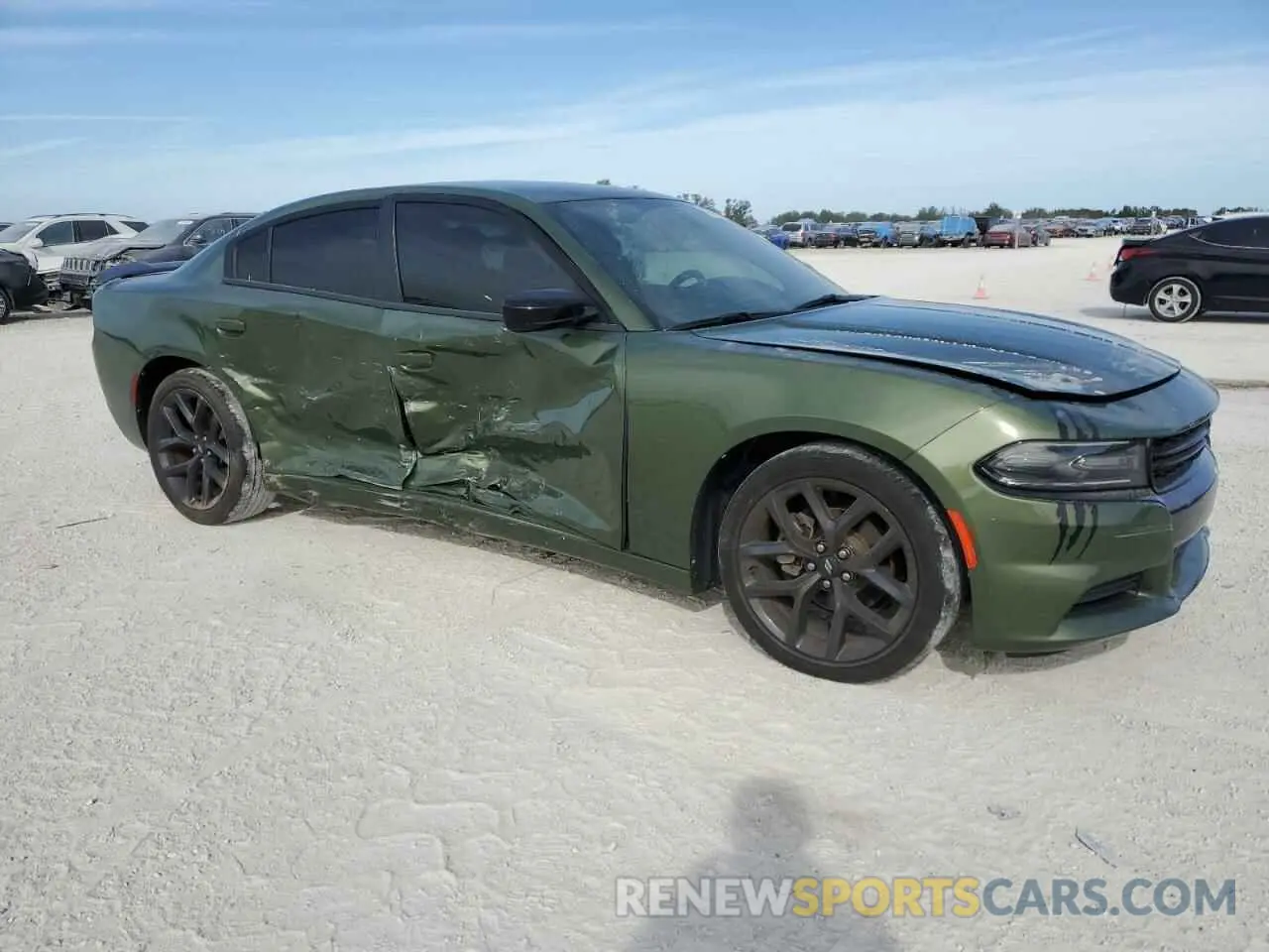 4 Photograph of a damaged car 2C3CDXBG6MH608549 DODGE CHARGER 2021