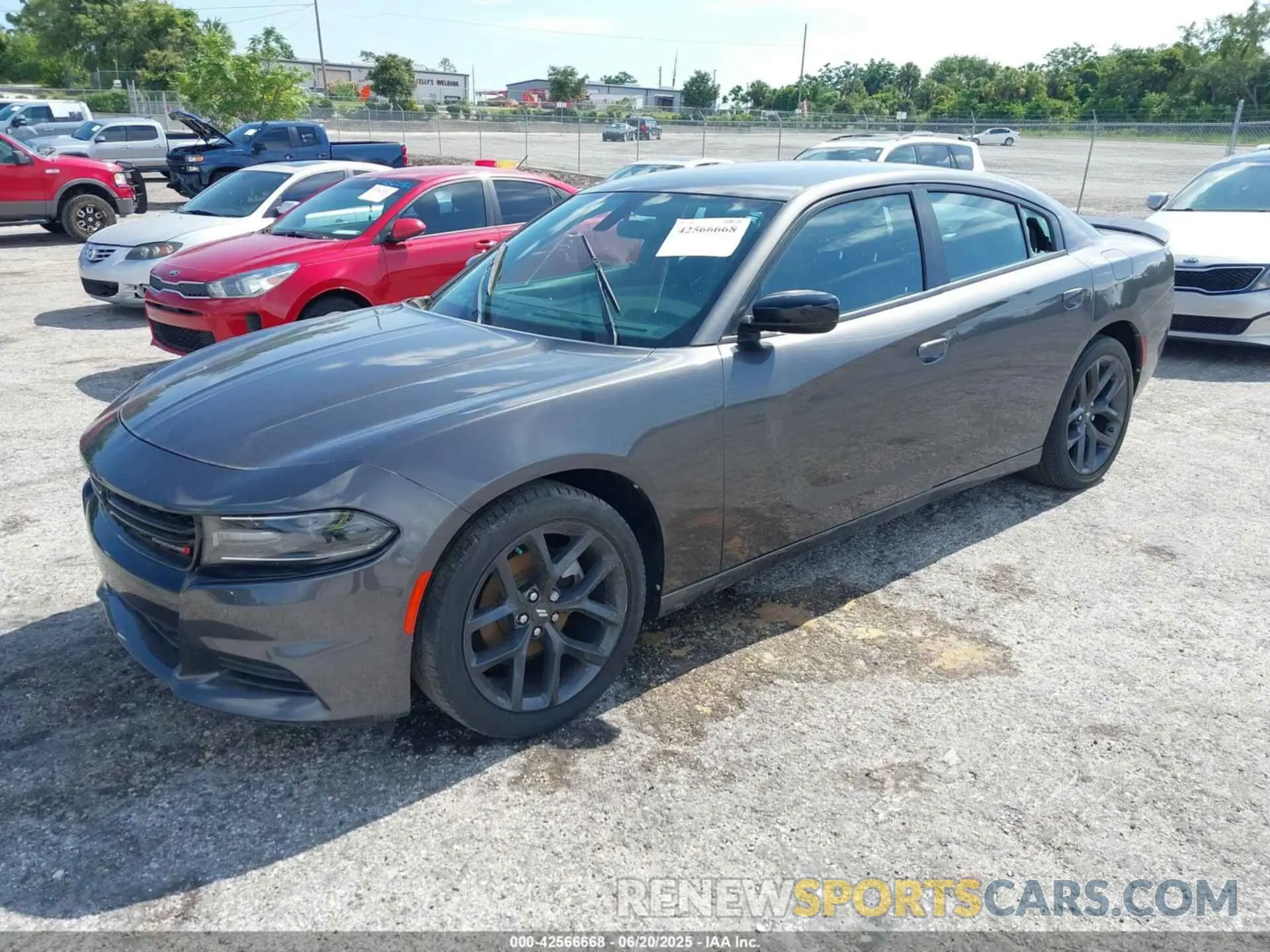 2 Photograph of a damaged car 2C3CDXBG6MH650140 DODGE CHARGER 2021