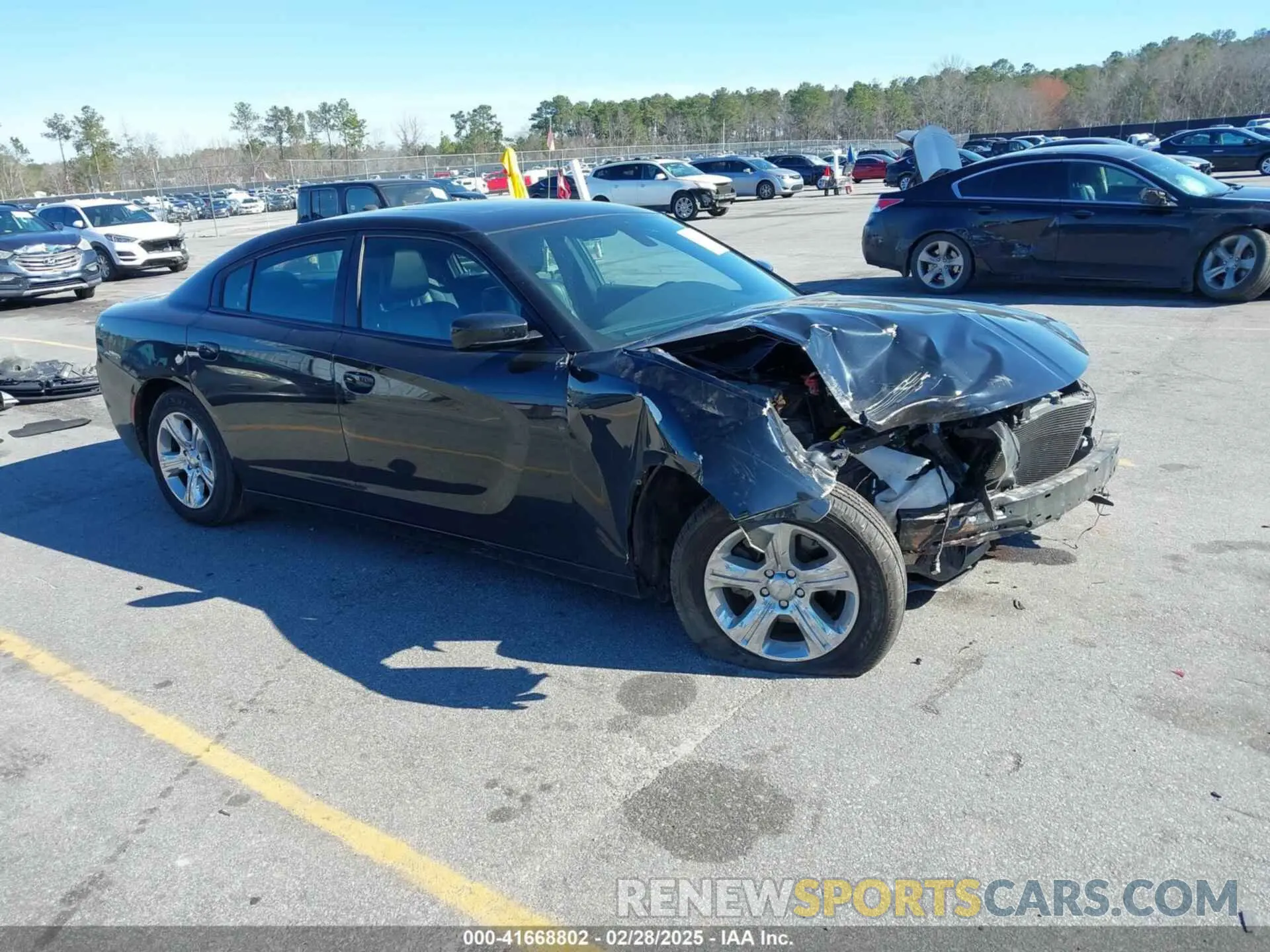 1 Photograph of a damaged car 2C3CDXBG7MH510906 DODGE CHARGER 2021